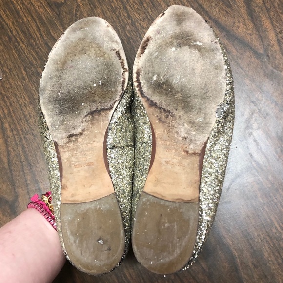 Kate Spade Calliope Glitter Loafers Size 9 - Picture 3 of 6